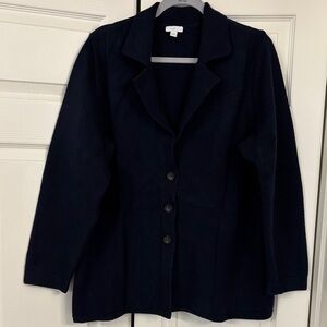J. Jill Women's Navy Sweater Cardigan XL